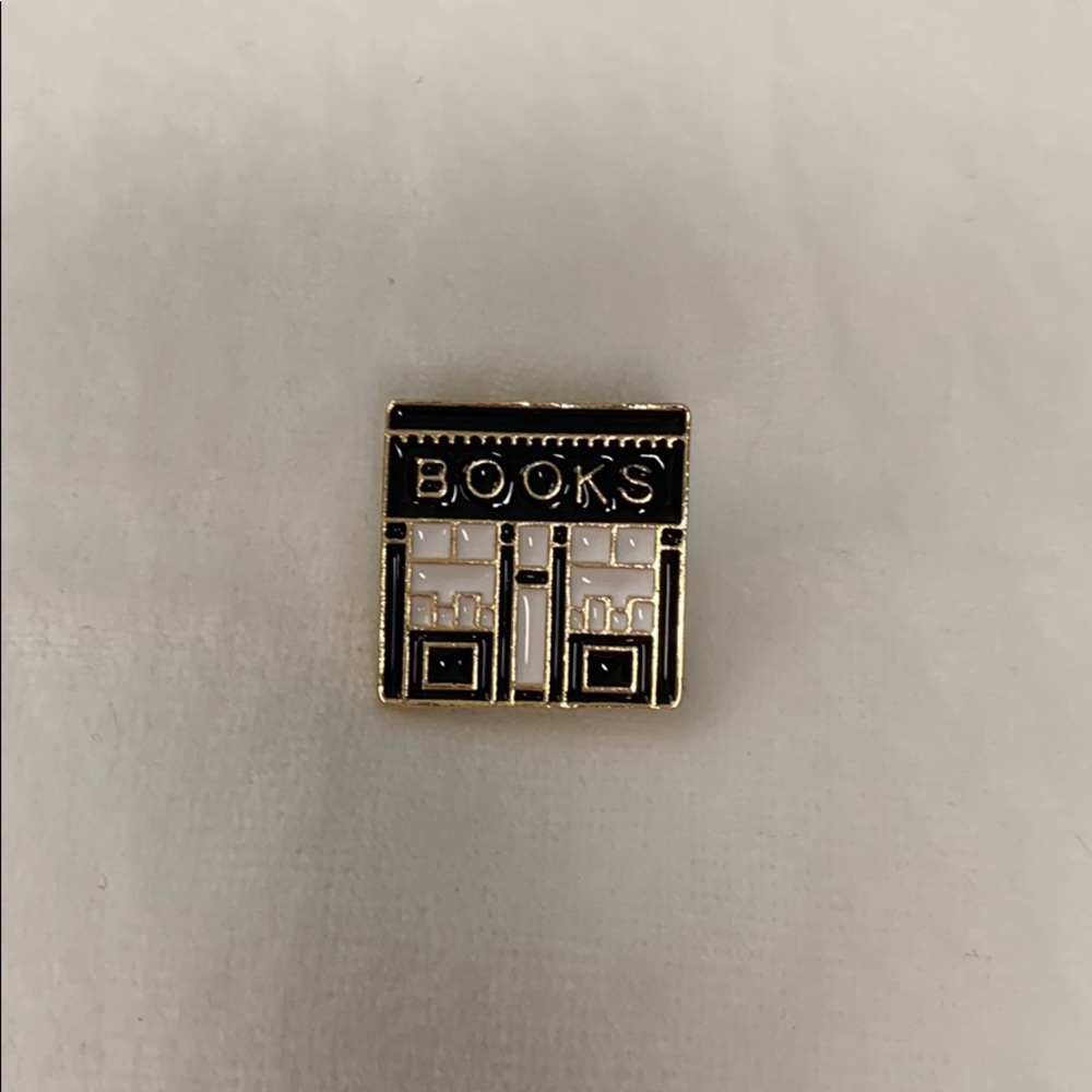 Bookstore Library Enamel Pin 2/$16